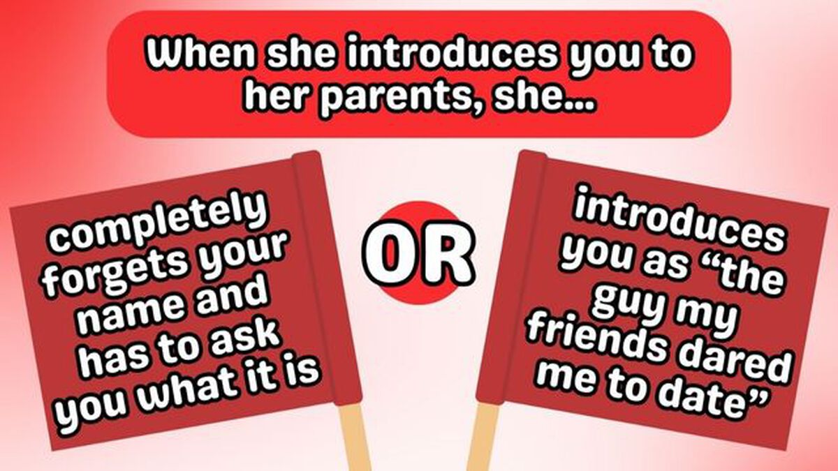 Which is the Bigger Red Flag? image number null